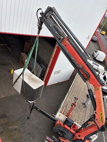 Nouvelle pompe à chaleur Air/Eau pour l’usine Legrand 